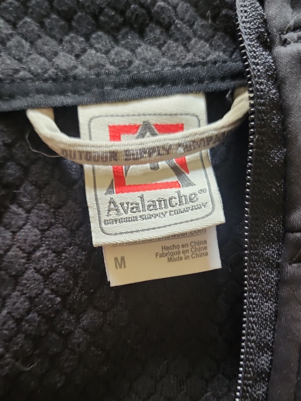 Avalanche Black Ski Jacket